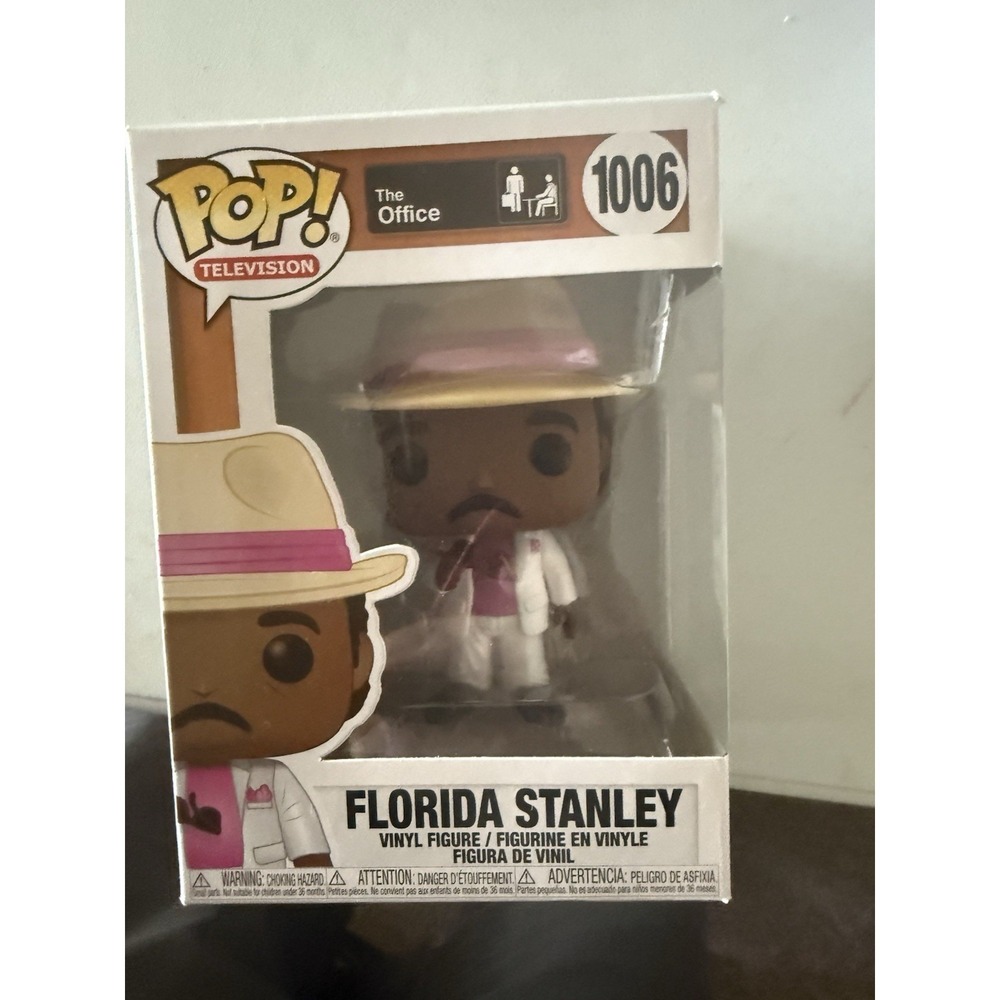 Funko Pop The Office FLORIDA STANLEY HUDSON #1006 Dunder Mifflin Brand New MIB